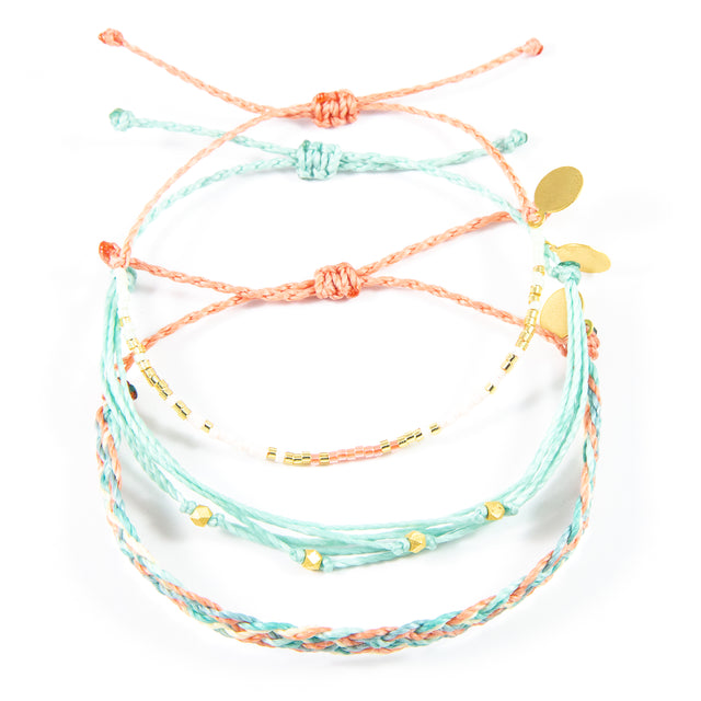 Soft Sunrise Bracelet Stack