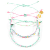 Cucumber & Pink Bracelet Stack