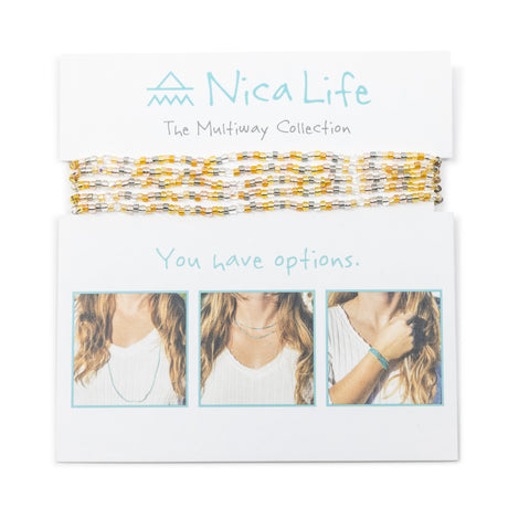 Silver & Rose Gold Shine Bright Multiway