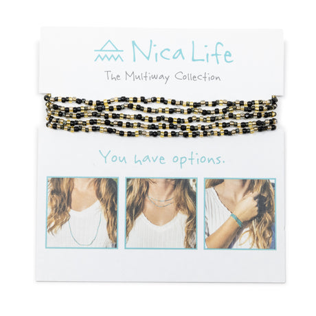 Black & Gold Shine Bright Multiway