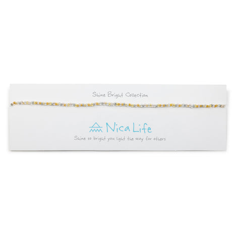 Silver & Rose Gold Shine Bright Choker