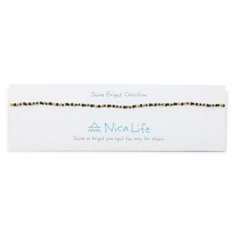 Black & Gold Shine Bright Choker