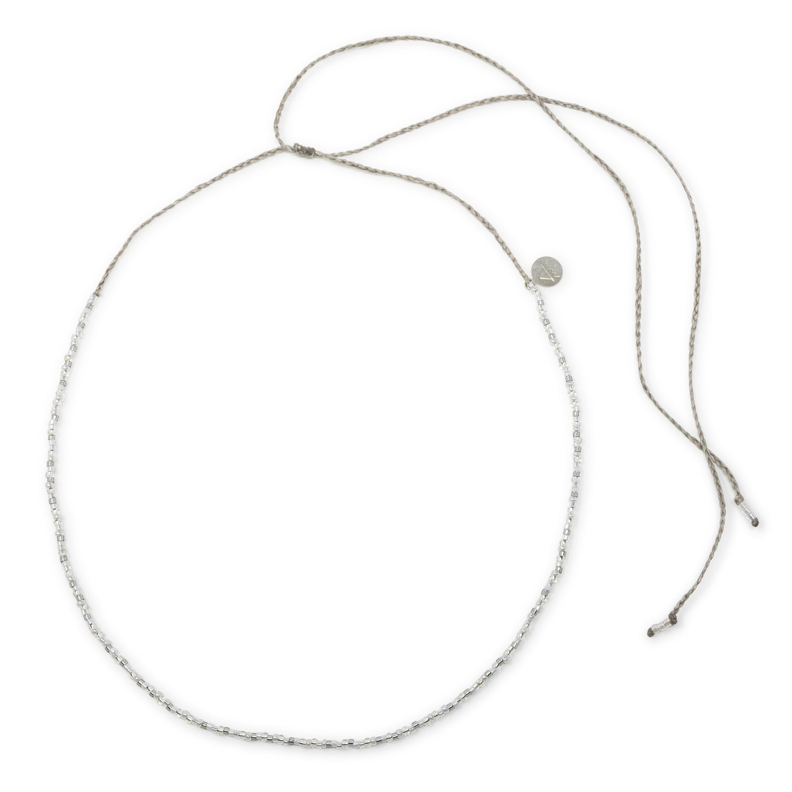 Silver & White Shine Bright Choker