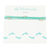 Cucumber Macua Anklet in Silver
