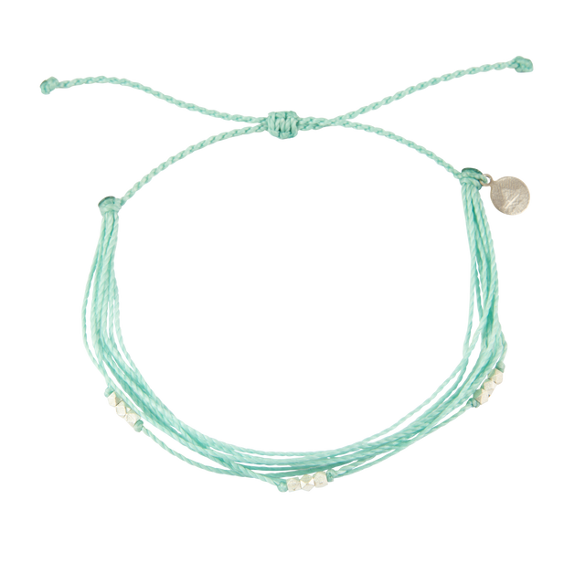 Cucumber Macua Anklet in Silver