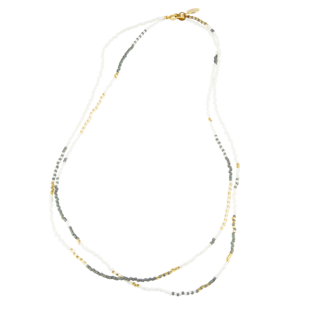 Denim, White & Bright Gold Multiway