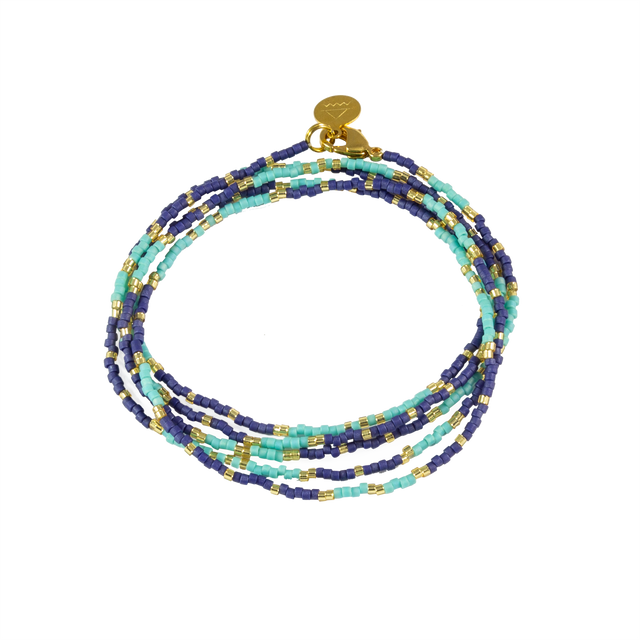 Navy, Teal, & Bright Gold Multiway