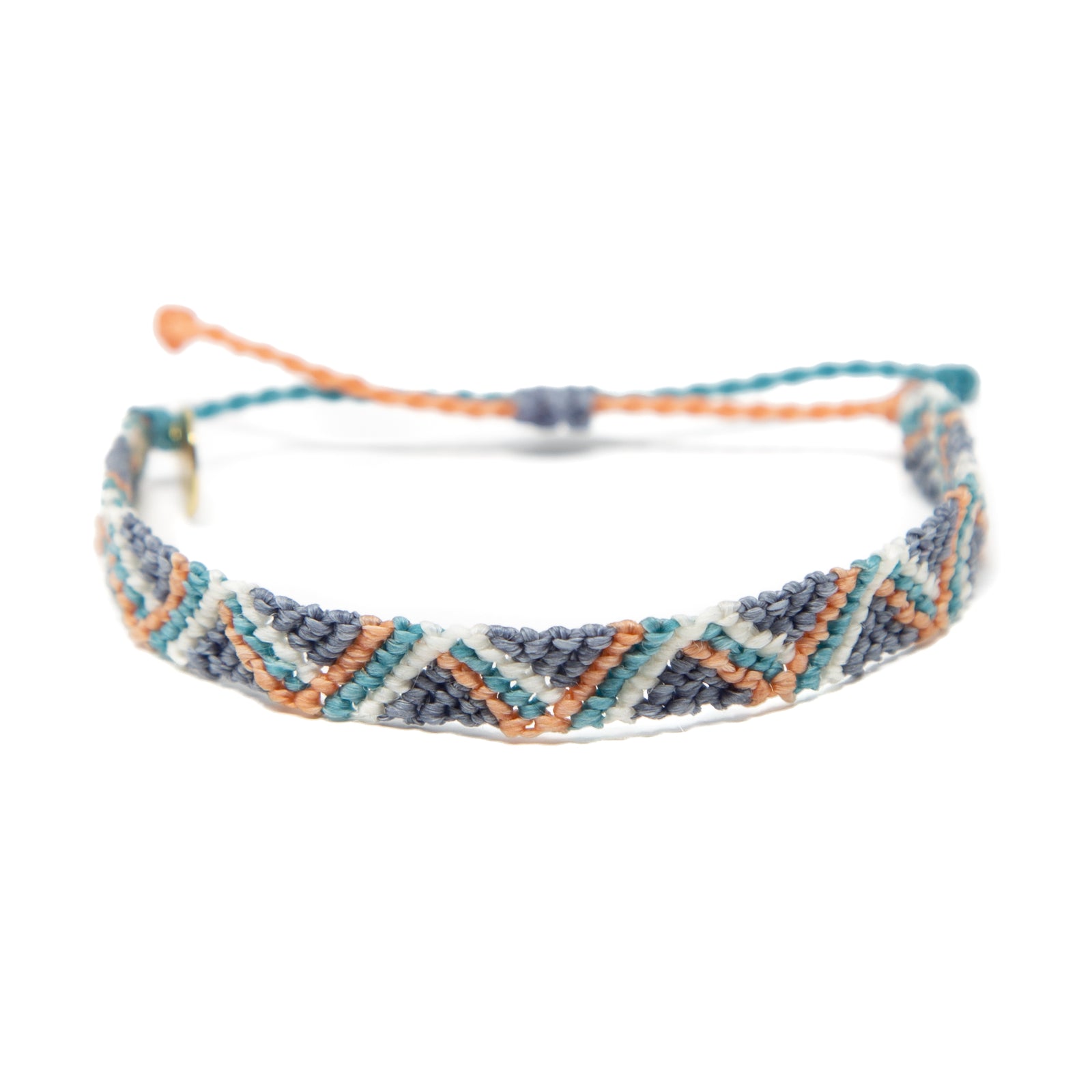 Denim Wave Friendship Bracelet