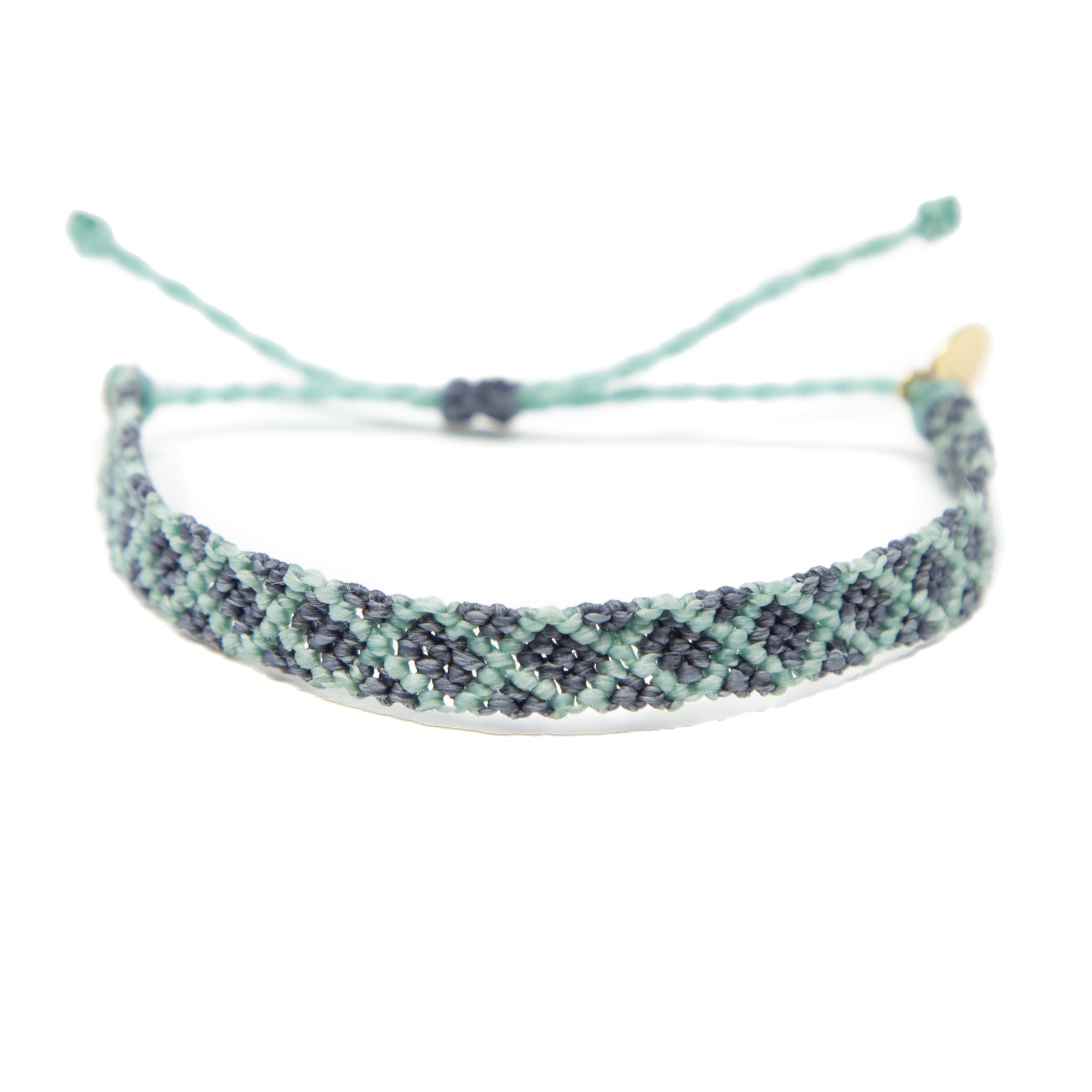 Denim & Cucumber Diamond Friendship Bracelet