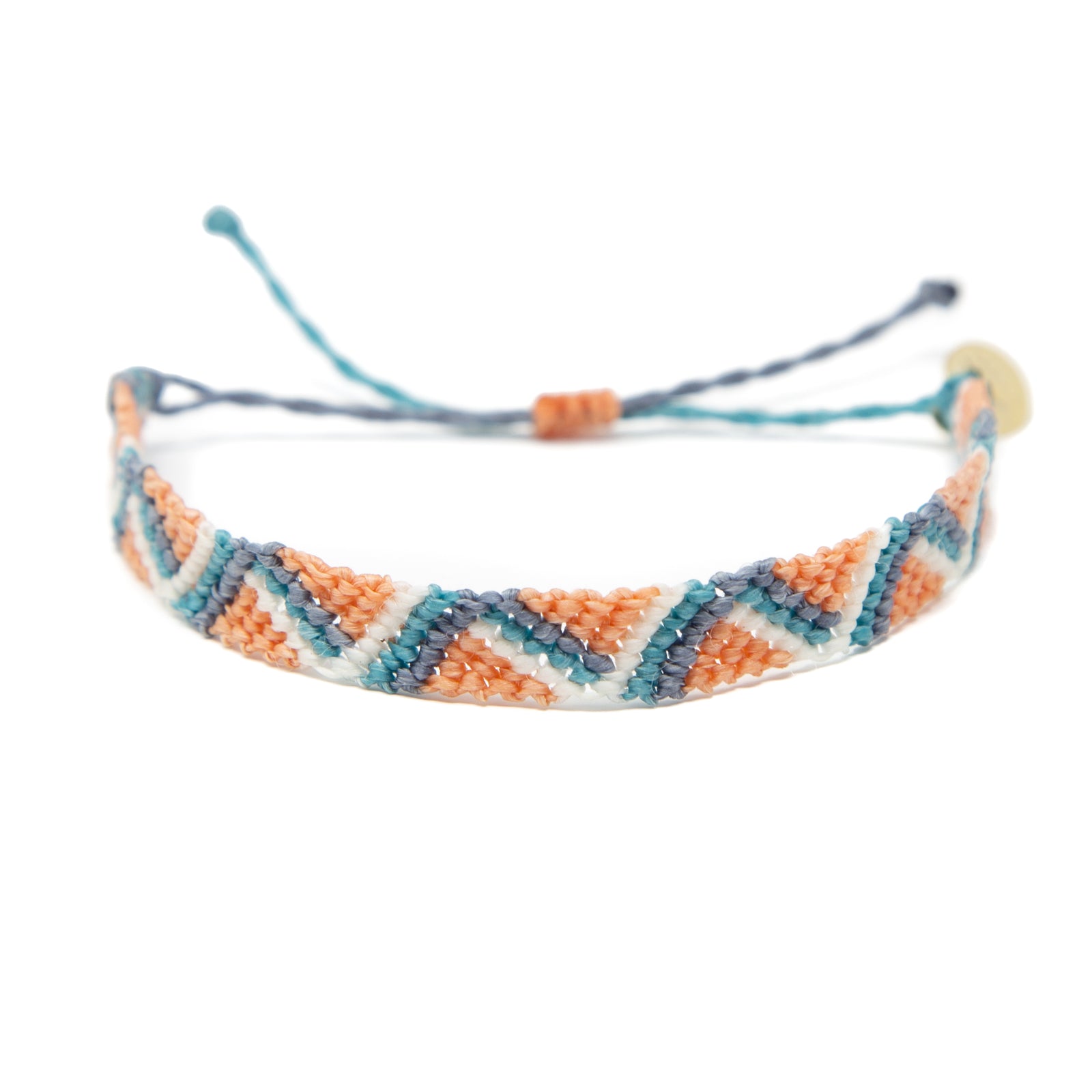 Coral Wave Friendship Bracelet