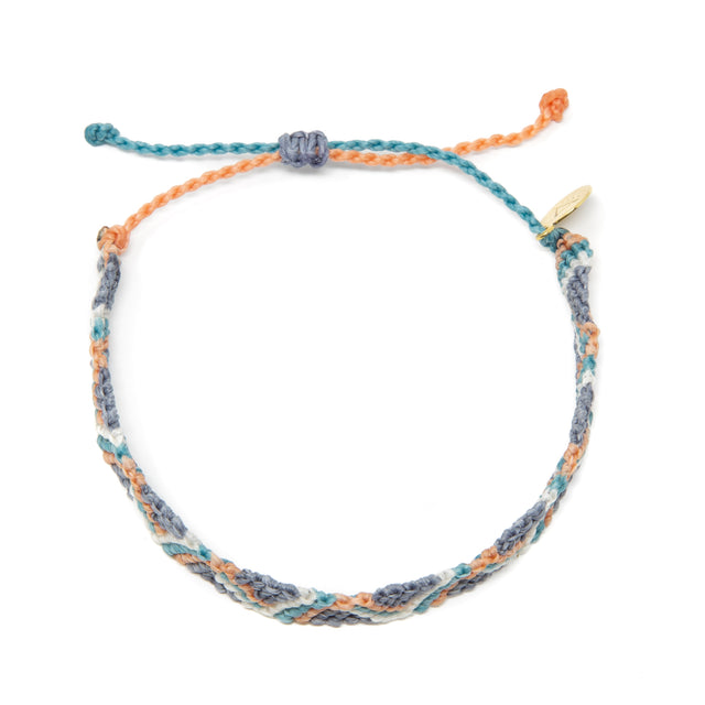 Denim Wave Friendship Bracelet