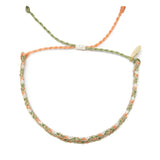 Bright Neutral Double Diamond Friendship Bracelet