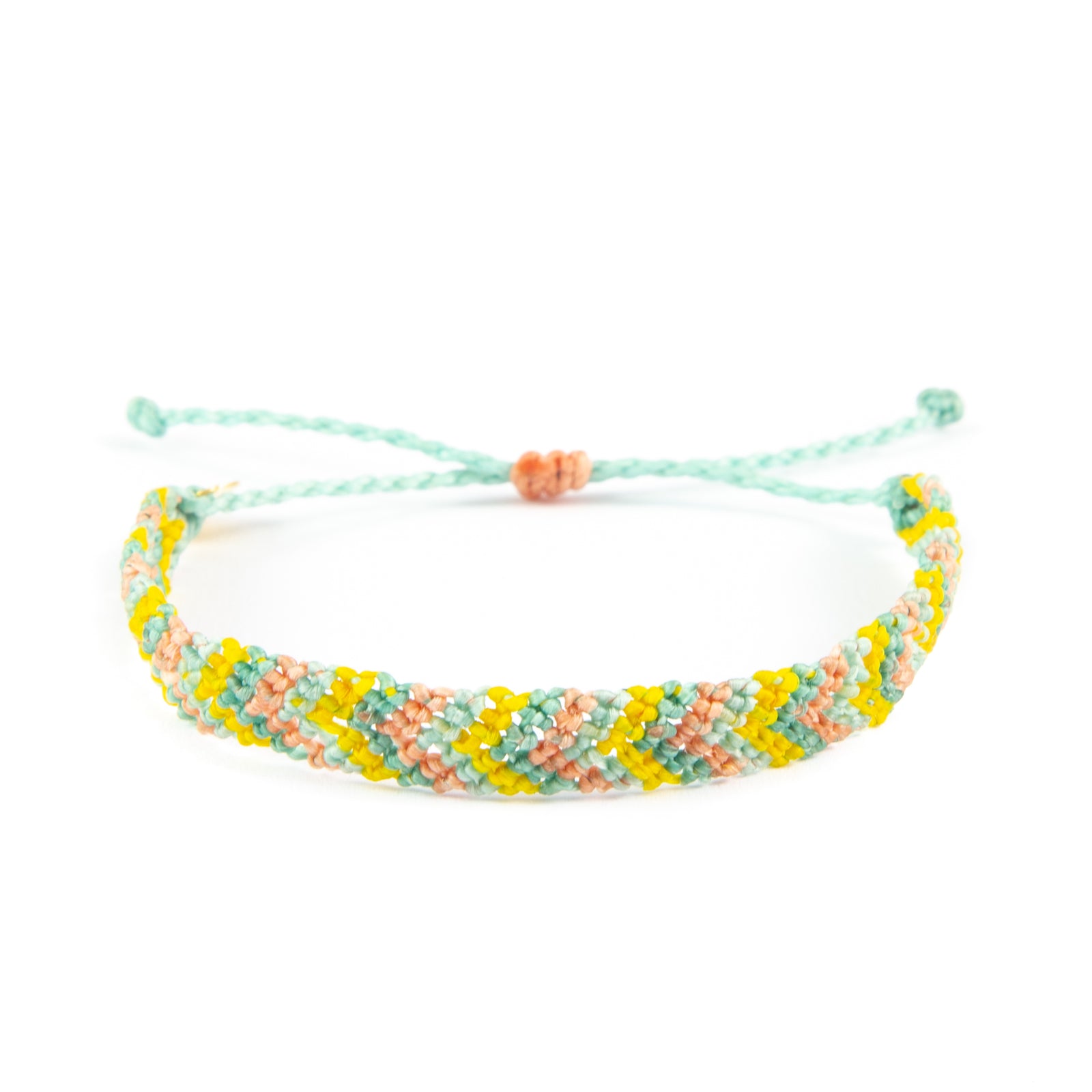 Summer Punch Chevron Pattern Friendship Bracelet