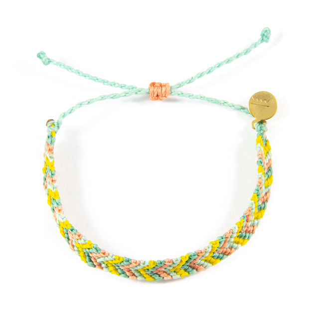 Summer Punch Chevron Pattern Friendship Bracelet