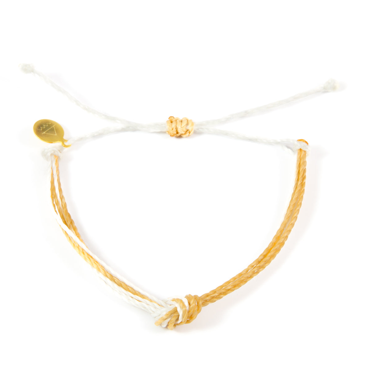 White & Gold String Carlos Bracelet