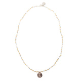 Silver & Rose Gold Shine Bright Rose Gold Palm Necklace
