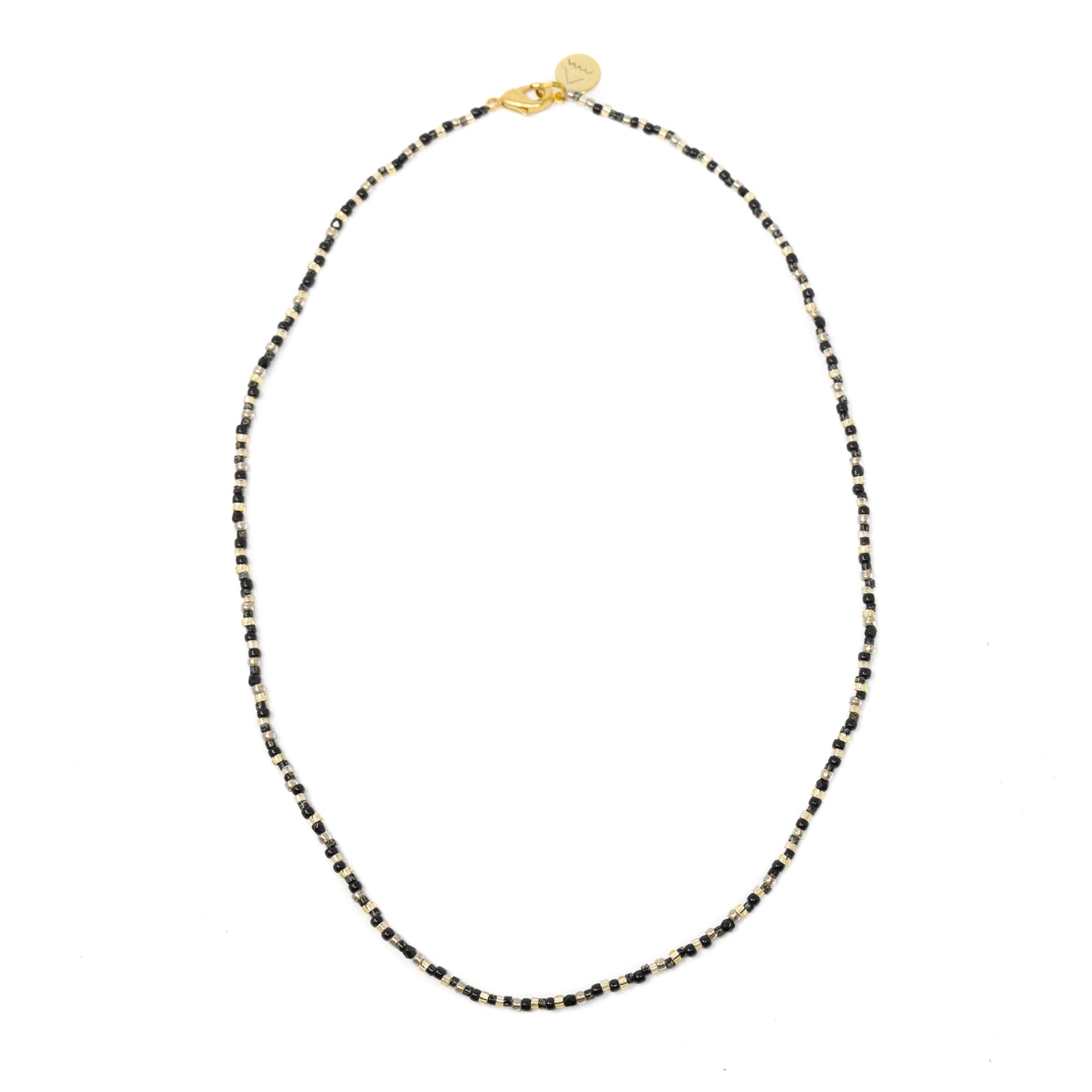 Black & Gold Shine Bright Wanderlust Necklace