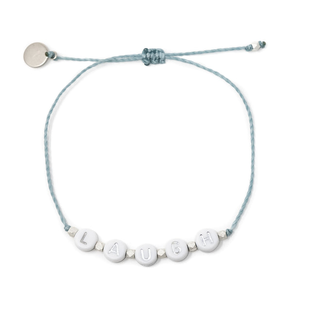 LAUGH Wear Your Heart Bracelet in Stormy Ocean