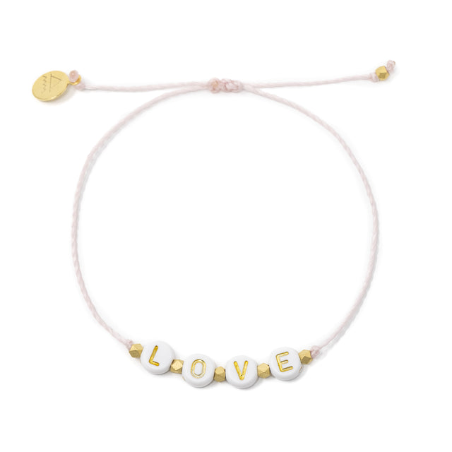 LOVE Wear Your Heart Bracelet in Pink