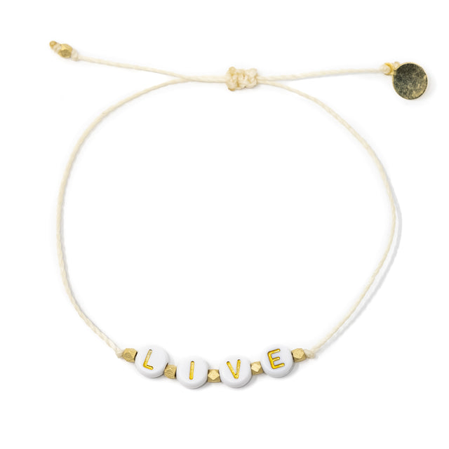 LIVE Wear Your Heart Bracelet in Cream