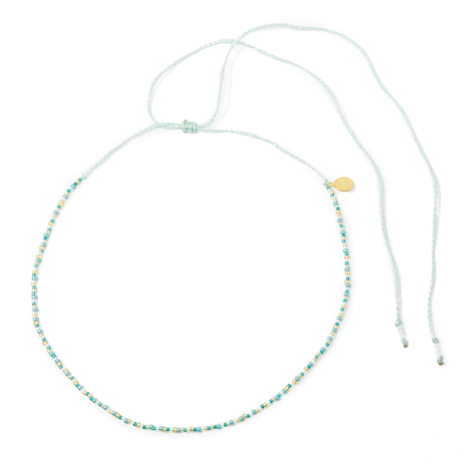 Teal & Gold Shine Bright Choker