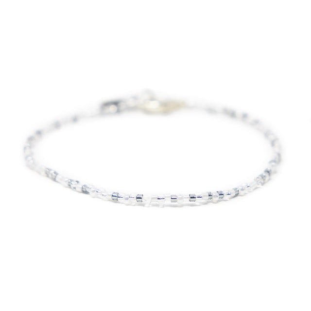 Silver & White Shine Bright Bracelet