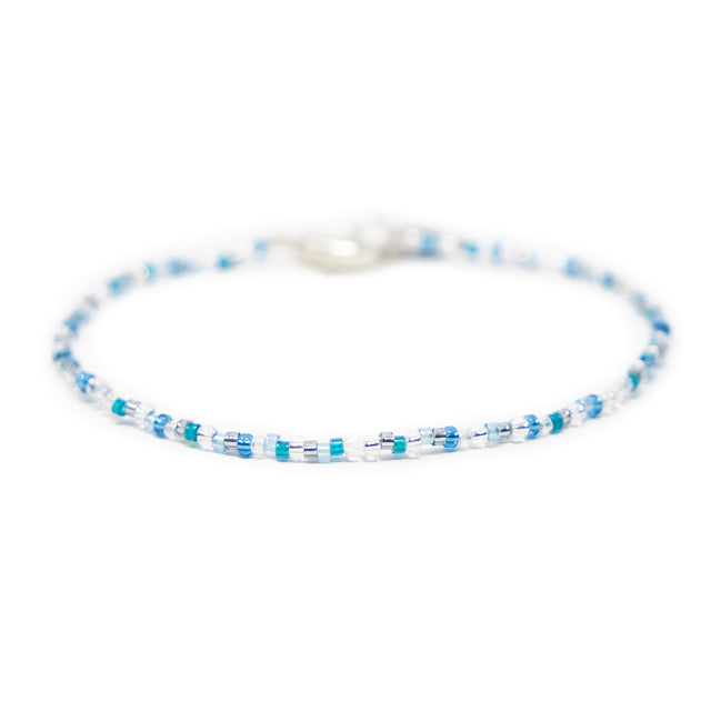 Silver & Blue Shine Bright Bracelet