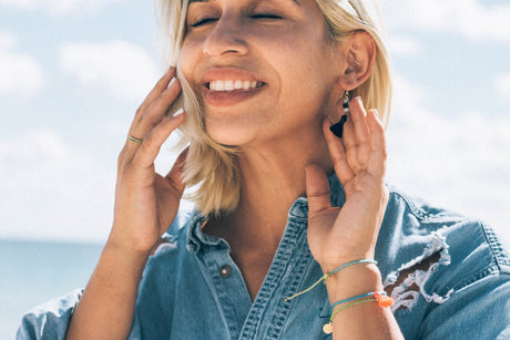 Black Tassel Earrings