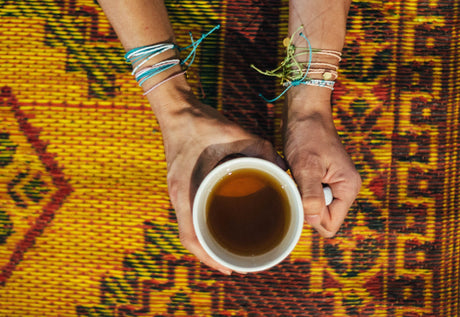 Teal Beaded Multi Strand Bracelet