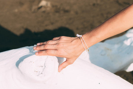 White Party Tassel Bracelet