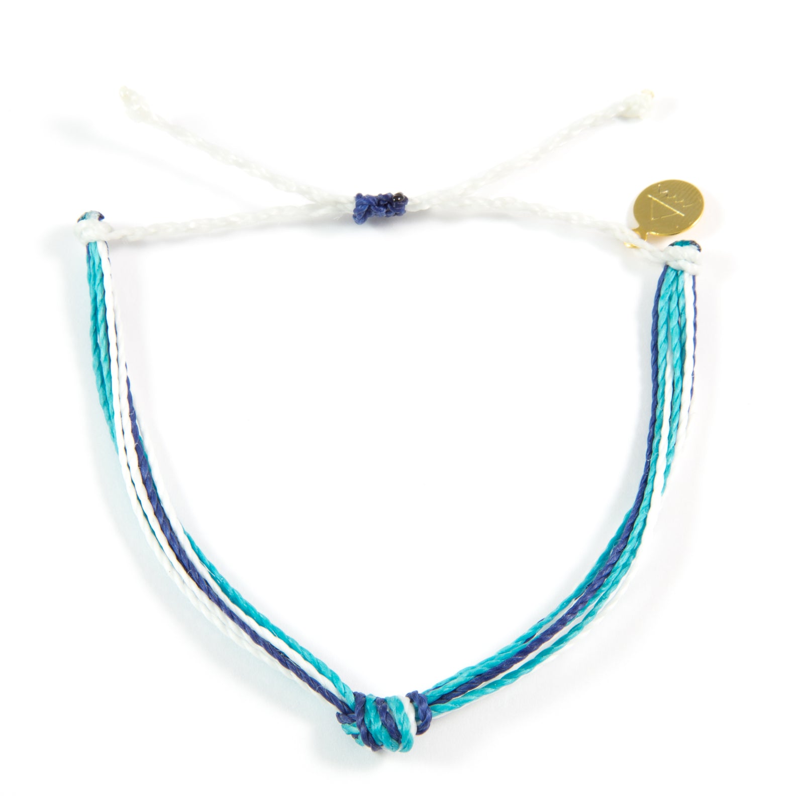 Navy Teal & White Carlos Bracelet