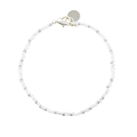 Silver & White Shine Bright Bracelet