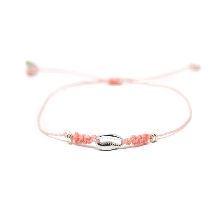 Pink Popoyo Bracelet in Silver