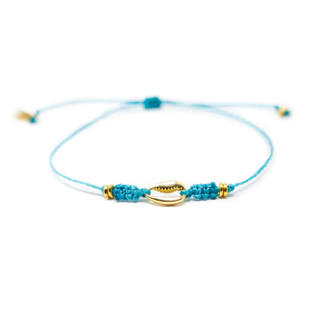 Teal Popoyo Bracelet in Gold