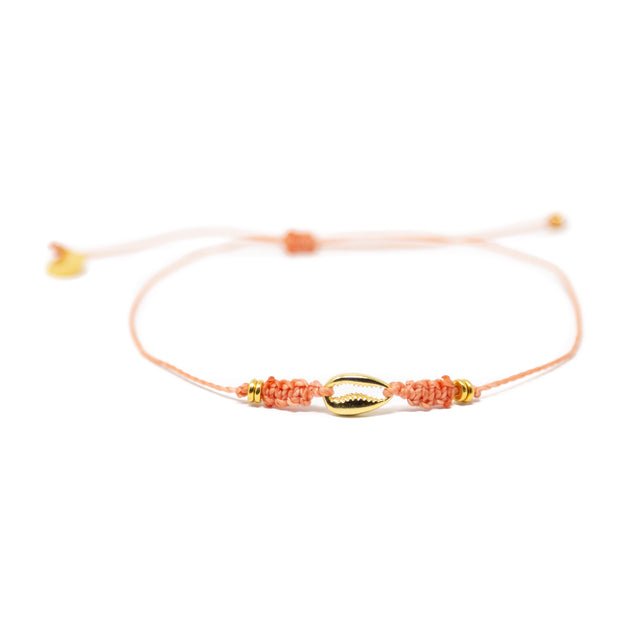 Coral Popoyo Anklet in Gold