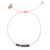 Iolite & Pink Intention Bracelet Silver