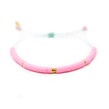 Pink & Gold Cali Surfer Bracelet