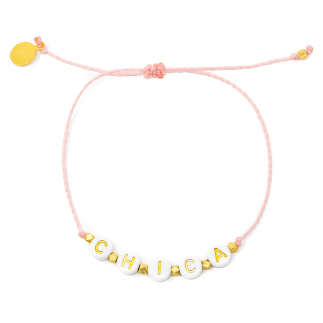 CHICA Wear Your Heart Bracelet in Pink