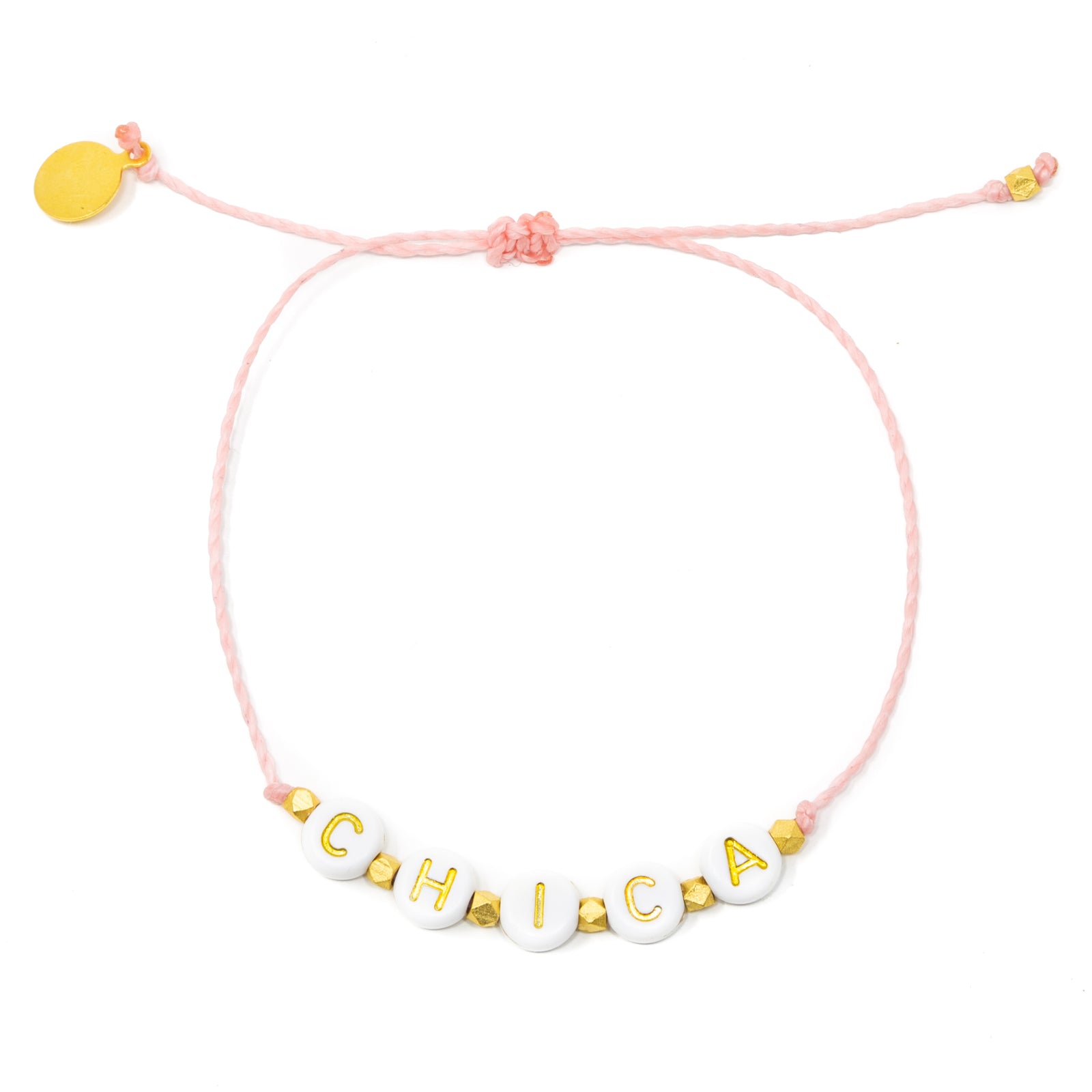 CHICA Wear Your Heart Bracelet in Pink
