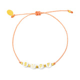 SURF Wear Your Heart Bracelet in Coral