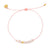 Rose Quartz & Pink Intention Bracelet Gold