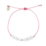 GRL PWR Wear Your Heart Bracelet in Rose