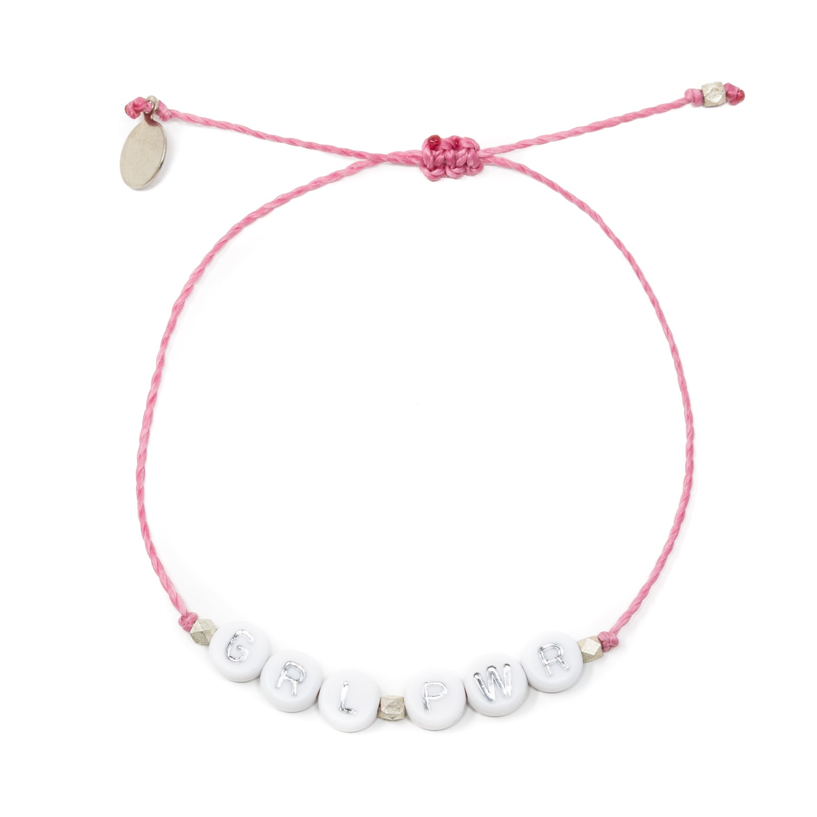 GRL PWR Wear Your Heart Bracelet in Rose