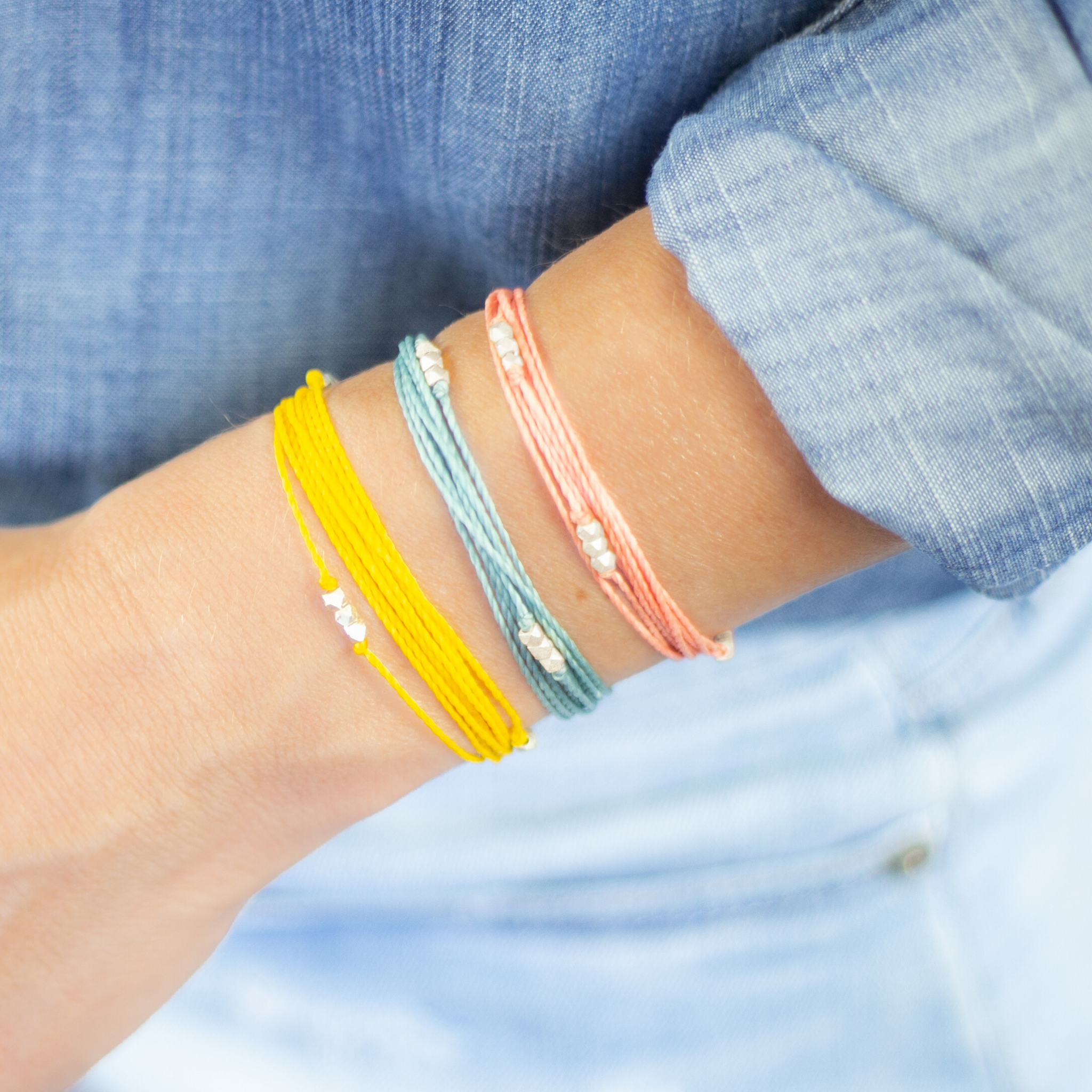 Sunflower Macua Bracelet in Silver