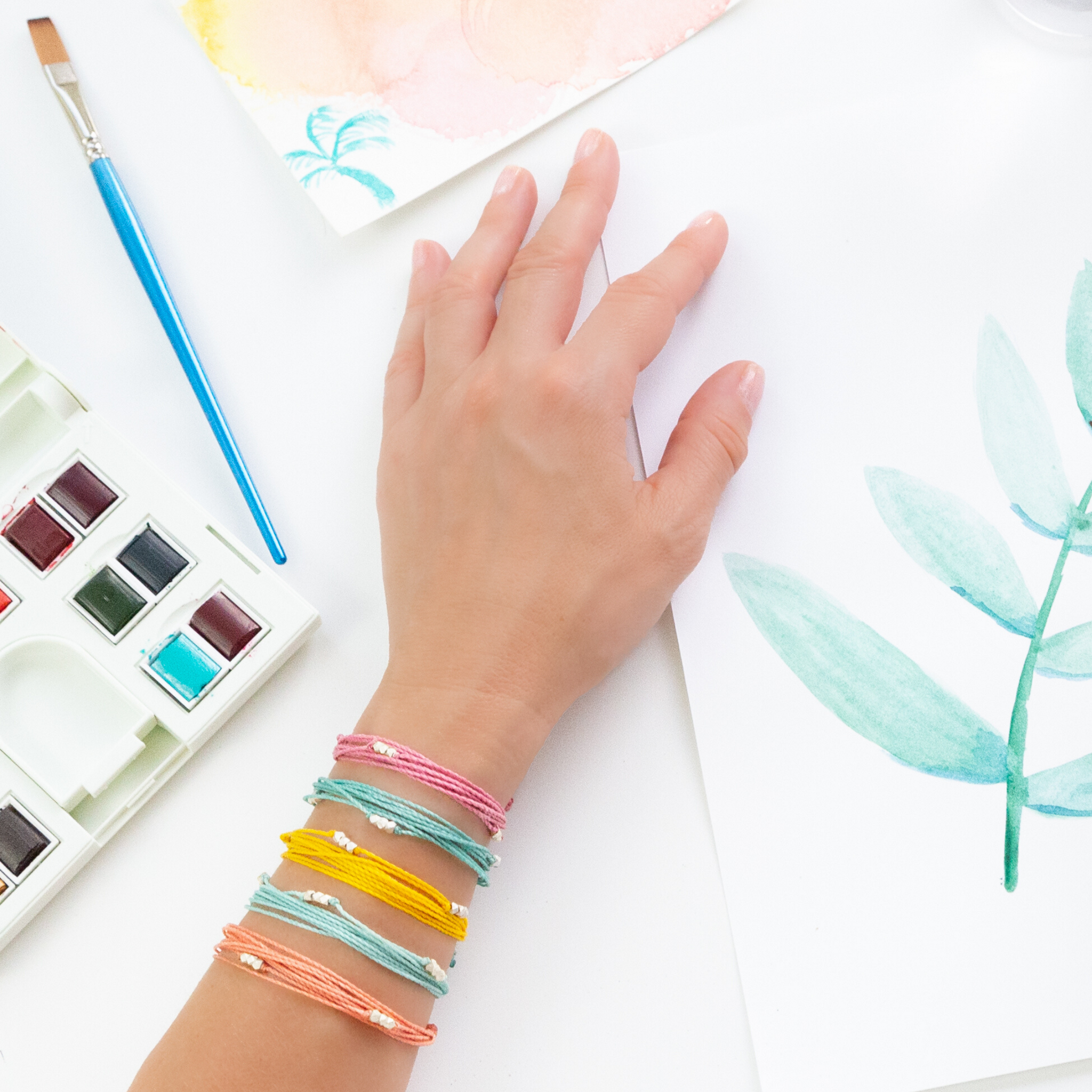 Cucumber Macua Bracelet in Silver