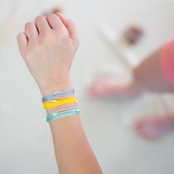 Denim Macua in Silver Bracelet