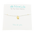 White & Gold Fleck Sea Turtle Tiny Charm Necklace