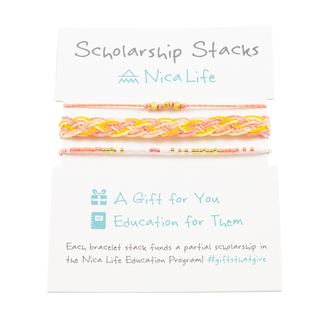 Pink Lemonade Bracelet Stack