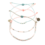 Soft Pink & Grey Bracelet Stack