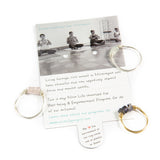 Iolite & Gold Intention Ring